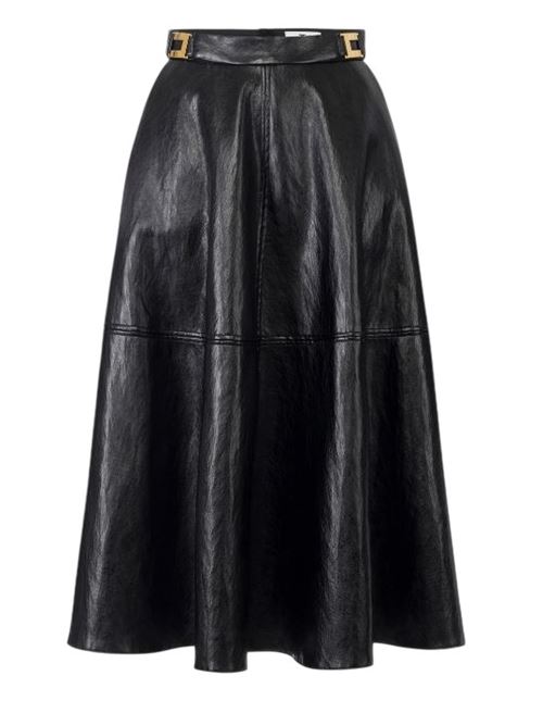 Crackle skirt with logo details ELISABETTA FRANCHI | GO13656E2.110